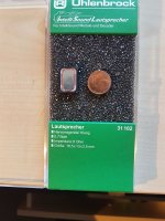 Uhlenbrock 31102 Lautsprecher mit Resonanzk&ouml;rper 18,5x13x2,5mm, 8 Ohm, 0,7W