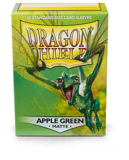 Dragon Shield: Matte Apple Green 63x88mm (100) Sleeves Kartenhüllen