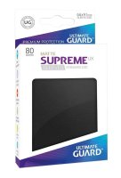 Ultimate Guard Supreme UX Sleeves Standardgr&ouml;&szlig;e Matt Schwarz (80)