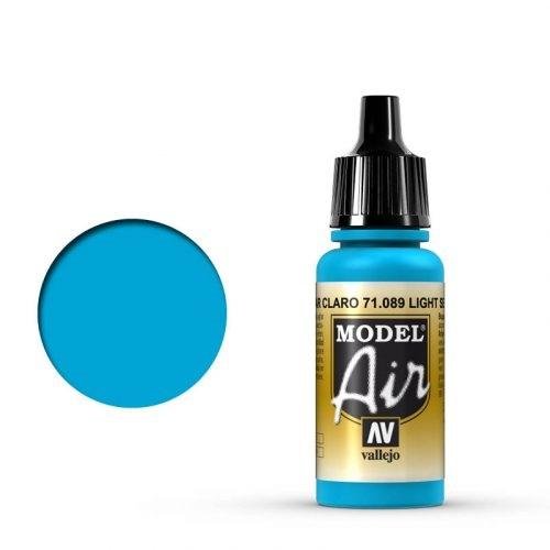 Vallejo Model Air 71.089 Light Sea Blue, 17ml