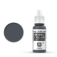 Vallejo Model Color 166 Dunkelgrau (Dark Grey) (70.994) 17ml