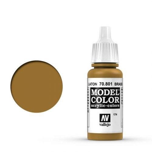 Vallejo Model Color 70.801 Brass 17ml (202)