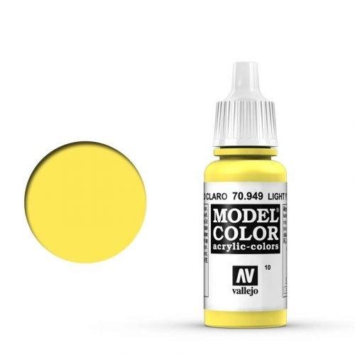 Vallejo Model Color 010 Schwefelgelb (Light Yellow)...