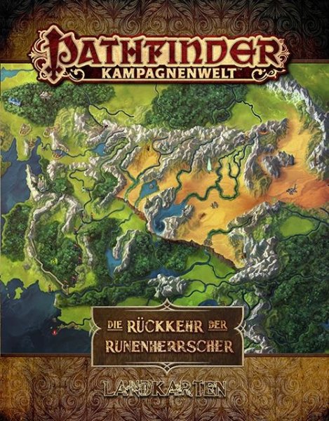 Pathfinder Kampagnenwelt: Die Rückkehr der Runenherrscher Landkartenset (DE)