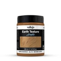 Vallejo 26.219 Acrylic Earth Texture - Brown Earth 200ml