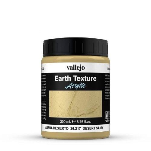 Vallejo 26.217 Acrylic Earth Texture - Desert Sand 200ml