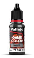 Vallejo 72.054 Dark Gunmetal 18 ml - Game Color Metal