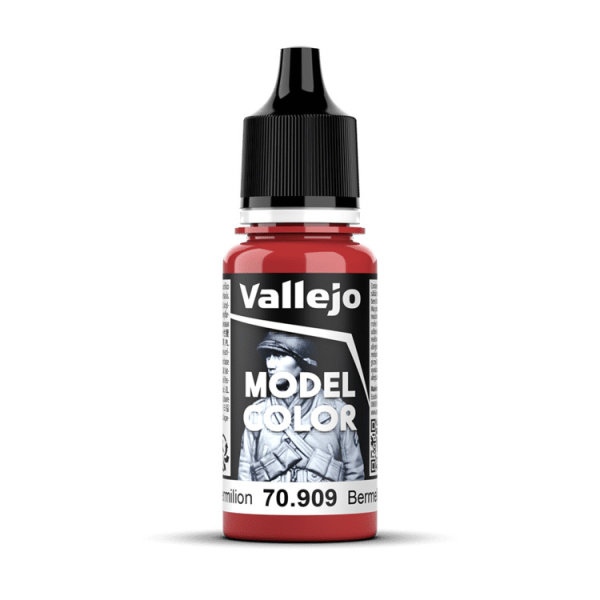 Vallejo Model Color 70.909 Vermilion 18ml (032)