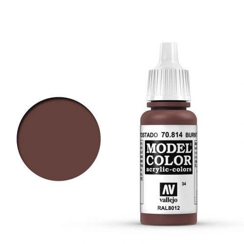 Vallejo Model Color 70.814 Burnt Red 17ml (163)