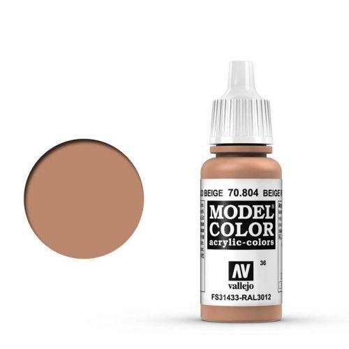 Vallejo Model Color 70.804 Beige Red 17ml (013)