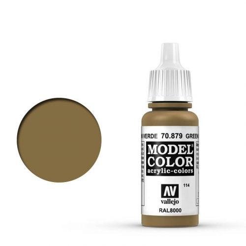 Vallejo Model Color 70.879 Green Brown 17ml (127)