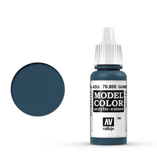 Vallejo Model Color 70.800 Gunmetal Blue 17ml (204)