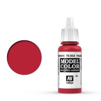 Vallejo Model Color 186 Transparent Rot (Transparent Red)...
