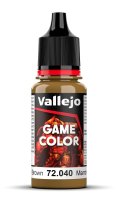 Vallejo 72.040 Leather Brown 18 ml - Game Color
