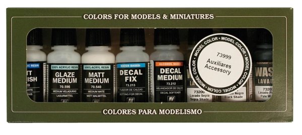 Vallejo Model Color 73.999 Accessories Set (8x 17ml...