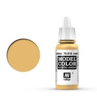 Vallejo Model Color 70.916 Sand Yellow 17ml (146)