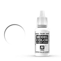Vallejo Model Color 001 Weiss (White) (70.951) 17ml
