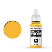 Vallejo Model Color 70.953 Flat Yellow 17ml (027)