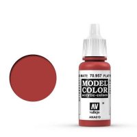 Vallejo Model Color 70.957 Flat Red 17ml (039)
