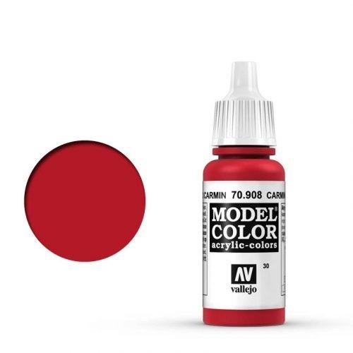 Vallejo Model Color 70.908 Carmine Red 17ml (033)