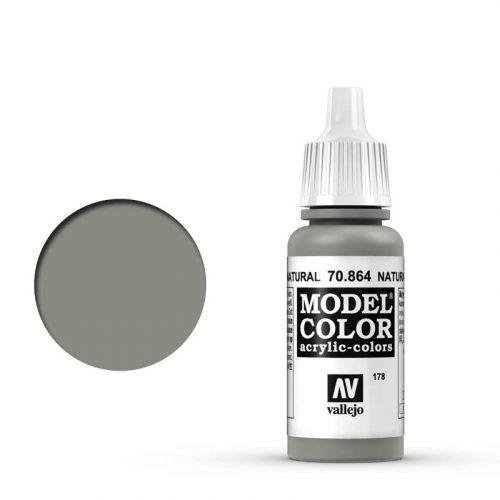 Vallejo Model Color 70.864 Natural Steel 17ml (197)