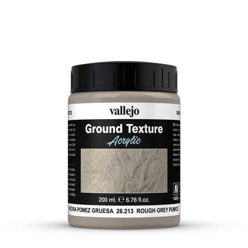 Vallejo 26.213 Acrylic Ground Texture - Rough Grey Pumice 200ml