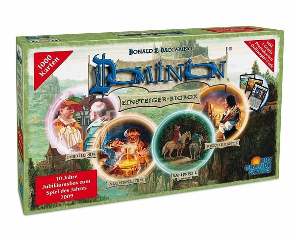 Dominion 2. Edition Einsteiger-Bigbox - Basisspiel + Gilden + Mixbox + Promo (DE)