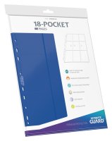Ultimate Guard 18-Pocket Pages Side-Loading Blau Blue (10)