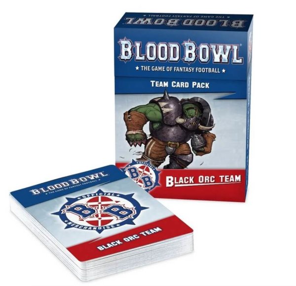 Blood Bowl - Black Orc Team Card Pack (Englisch)