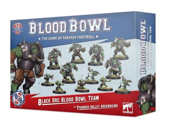 Black-Orc-Team für Blood Bowl: Die Thunder Valley Greenskins