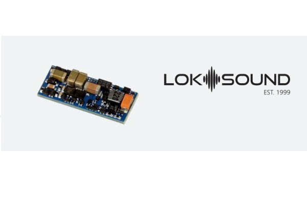 ESU 58923 LokSound 5 Nano Decoder DCC Einzellitzen, mit Lautsprecher 11x15mm, Spurweite: N, TT