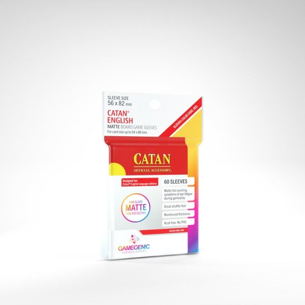 Gamegenic - MATTE Catan-Sized Kartenhüllen 56 x 82...