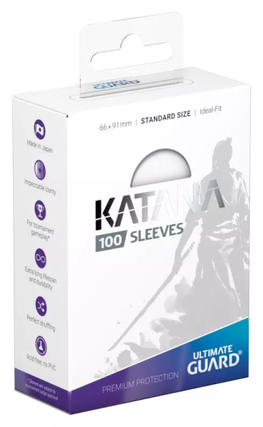 Ultimate Guard - Katana Sleeves Standardgröße Weiß (100)