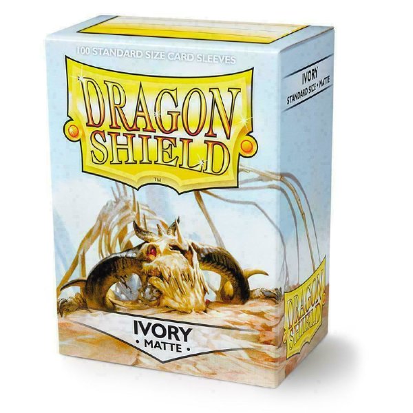 Dragon Shield: Matte Ivory 63x88mm (100) Standard Sleeves Kartenhüllen