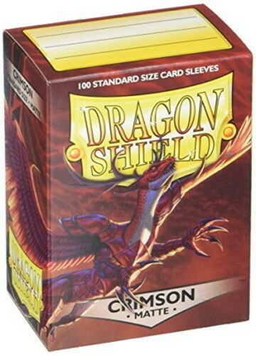 Dragon Shield: Matte Crimson 63x88mm (100) Standard Sleeves Kartenhüllen