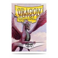 Dragon Shield: Matte Pink 63x88mm (100) Standard Sleeves...