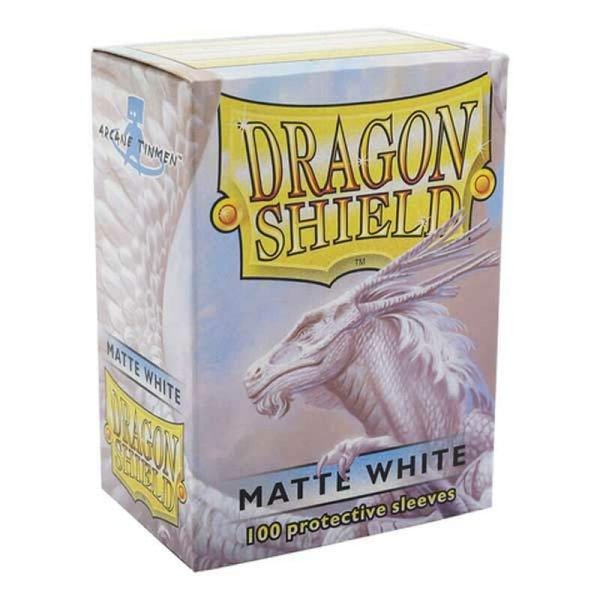 Dragon Shield: Matte Weiß White 63x88mm (100) Standard Sleeves Kartenhüllen