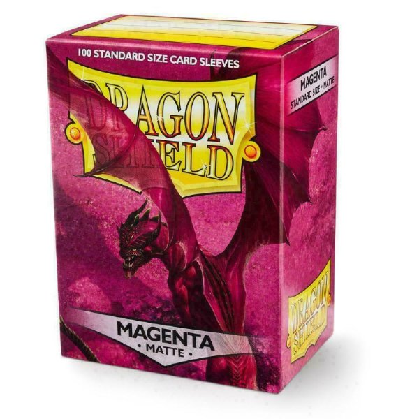 Dragon Shield: Matte Magenta 63x88mm (100) Standard Sleeves Kartenhüllen