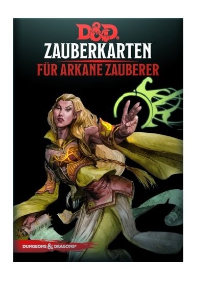 Dungeons & Dragons - Zauberkarten für arkane Zauberer (DE)