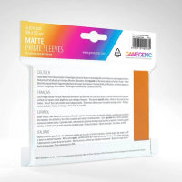 Gamegenic - Matte Prime Sleeves 66 x 91 mm Orange (100 Sleeves)