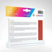 Gamegenic - Matte Prime Sleeves 66 x 91 mm Red Rot (100 Sleeves)