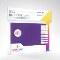 Gamegenic - Matte Prime Sleeves 66 x 91 mm Purple Lila...