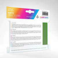 Gamegenic - Matte Prime Sleeves 66 x 91 mm Green Gr&uuml;n (100 Sleeves)