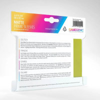 Gamegenic - Matte Prime Sleeves 66 x 91 mm Lime Limette (100 Sleeves)