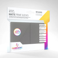 Gamegenic - Matte Prime Sleeves 66 x 91 mm Dark Grey Dunklegrau (100 Sleeves)