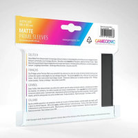 Gamegenic - Matte Prime Sleeves 66 x 91 mm Black Schwarz...