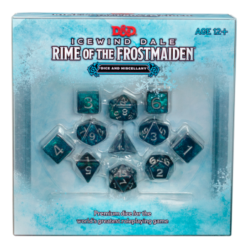 D&D Icewind Dale Rime Of The Frostmaiden Dice and Miscellany
