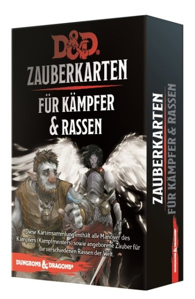 D&D Zauberkarten für Kämpfer & Rassen (61 Karten) (DE)