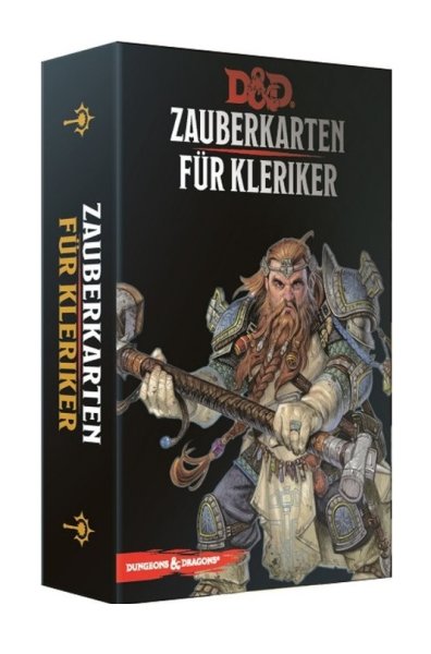 D&D Zauberkarten: für Kleriker Deck (153 Karten) (DE)