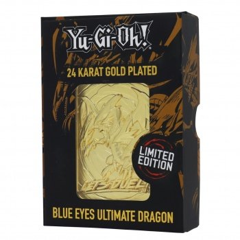 Yu-Gi-Oh! Limited Edition 24K Gold Plated Collectible - Blue Eyes Ultimate Dragon (Englisch)